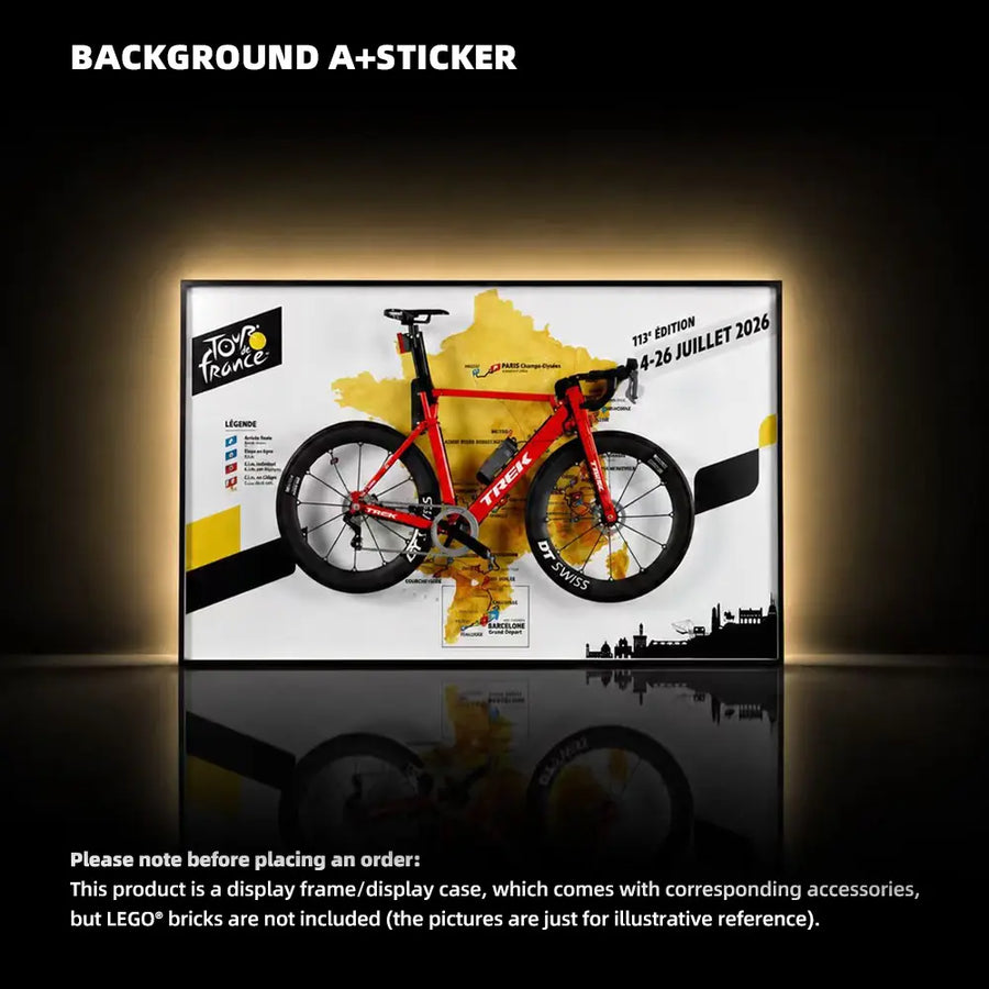 Wall Display Frame for LEGO® Icons 11380 Road Bike