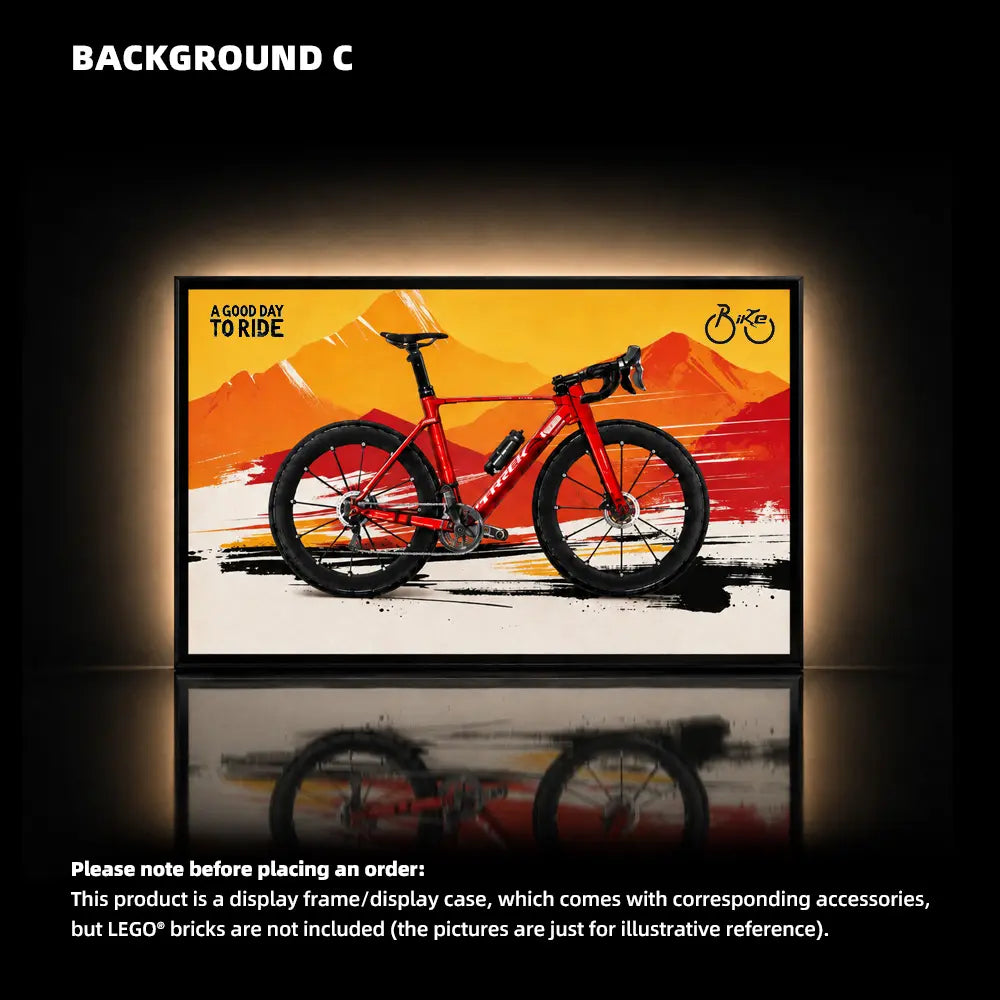 Wall Display Frame for LEGO® Road Bike (11380)