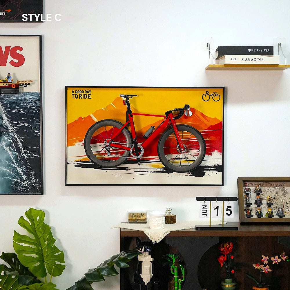 Wall Display Frame for LEGO® Road Bike (11380)