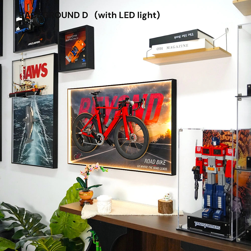Wall Display Frame for LEGO® Road Bike (11380)