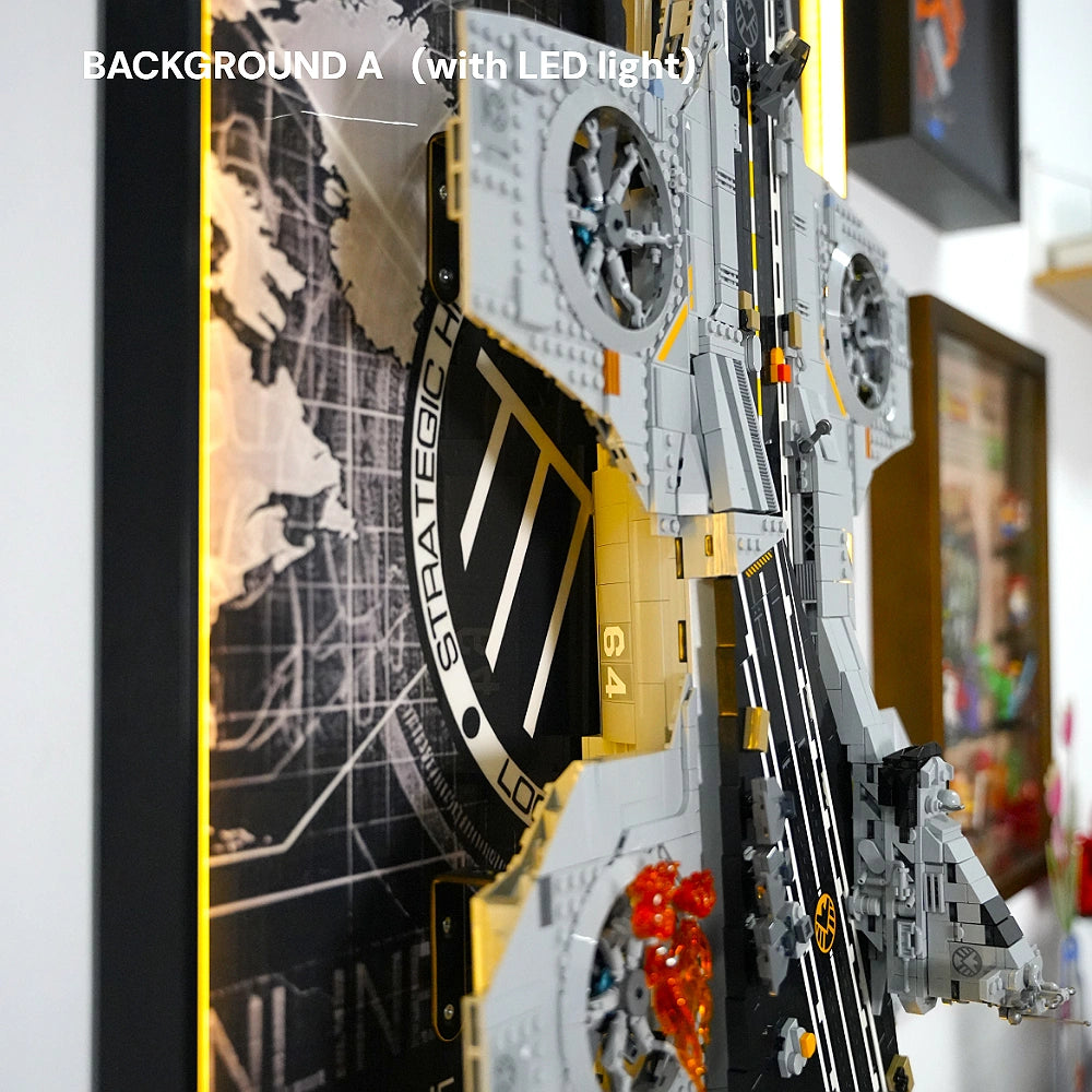 Wall Display Frame for LEGO® S.H.I.E.L.D. Helicarrier (76354)