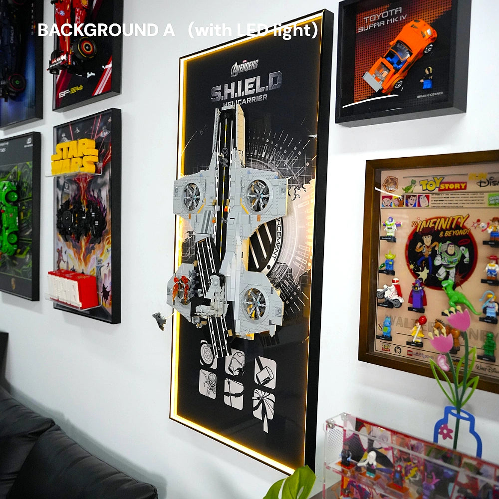 Wall Display Frame for LEGO® S.H.I.E.L.D. Helicarrier (76354)