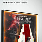 Wall Display Frame for LEGO® Star Wars™ A-wing Starfighter™ (75275)