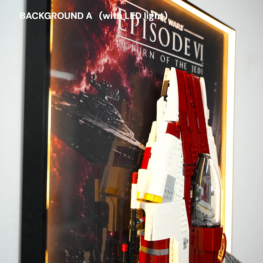 Wall Display Frame for LEGO® Star Wars™ A-wing Starfighter™ (75275)