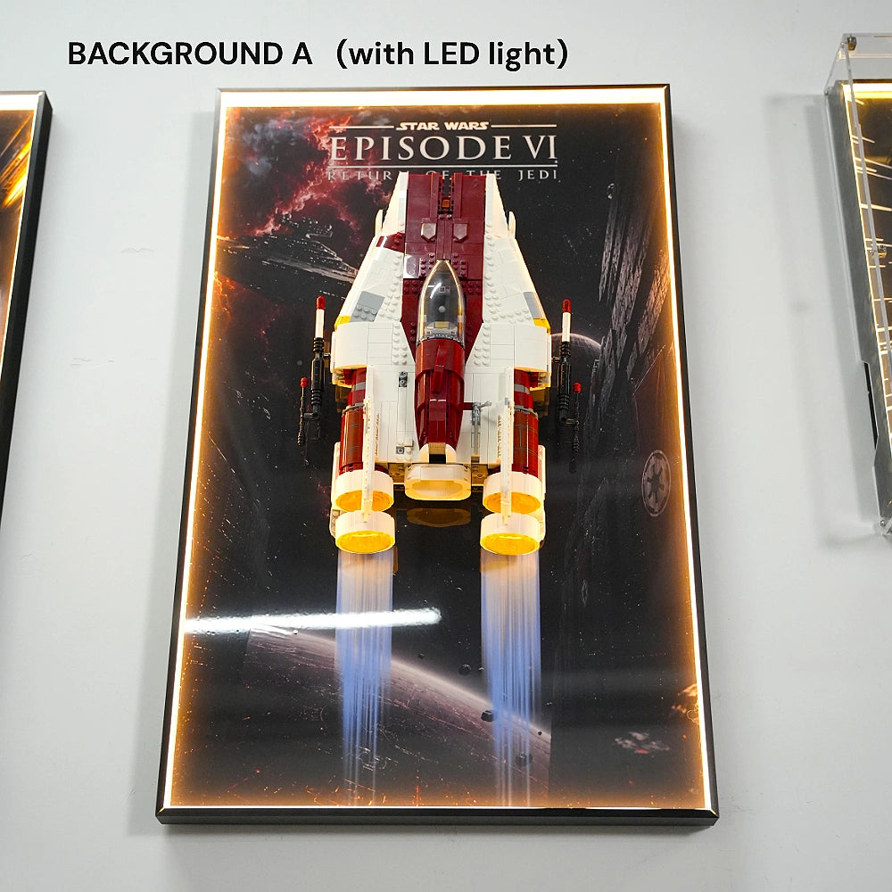 Wall Display Frame for LEGO® Star Wars™ A-wing Starfighter™ (75275)