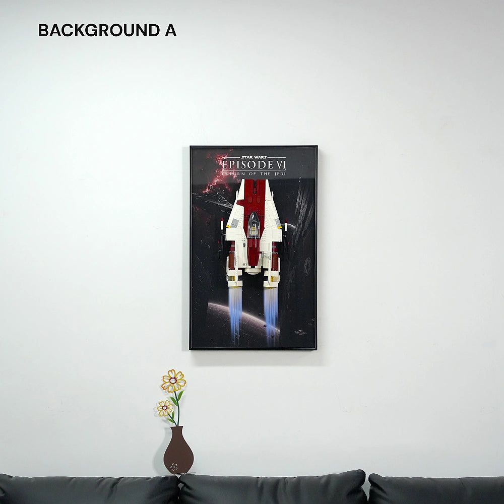 Wall Display Frame for LEGO® Star Wars™ A-wing Starfighter™ (75275)