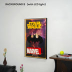 Wall Display Frame for LEGO Star Wars, Batman & Marvel Logos (75407, 76330, 76313)