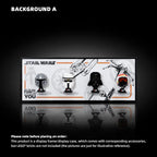 Wall Display Frame for LEGO® Star Wars™ Helmet Series (75328＆75349＆75304＆75327)A