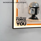 Wall Display Frame for LEGO® Star Wars™ Helmet Series (75328＆75349＆75304＆75327)