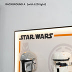 Wall Display Frame for LEGO® Star Wars™ Helmet Series (75328＆75349＆75304＆75327)