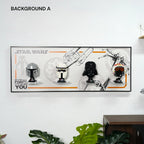 Wall Display Frame for LEGO® Star Wars™ Helmet Series (75328＆75349＆75304＆75327)