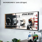 Wall Display Frame for LEGO® Star Wars™ Helmet Series (75328＆75349＆75304＆75327)
