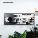 Wall Display Frame for LEGO® Star Wars™ Helmet Series (75328＆75349＆75304＆75327)