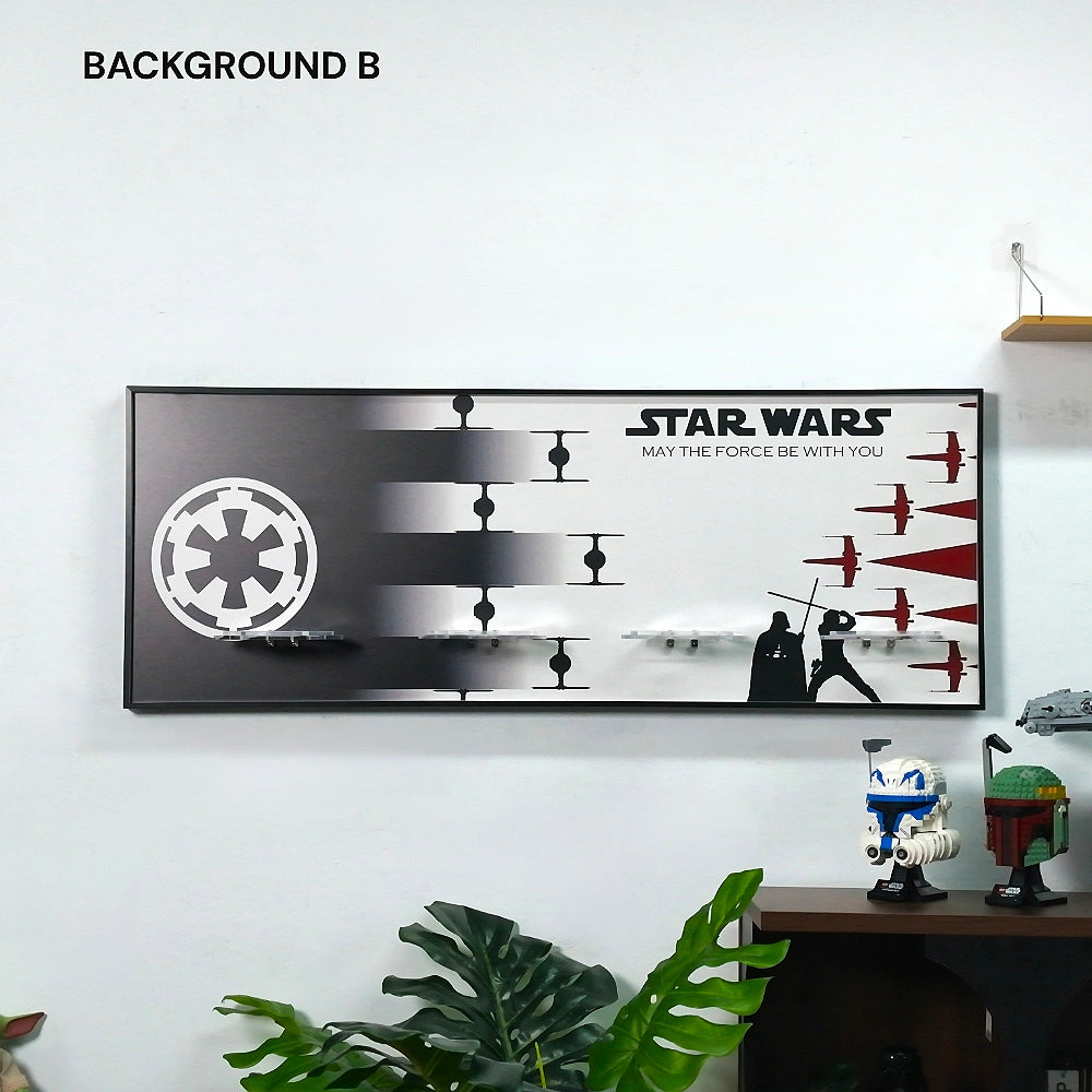 Wall Display Frame for LEGO® Star Wars™ Helmet Series (75328＆75349＆75304＆75327)