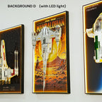 Wall Display Frame for LEGO® Star Wars™ The Mandalorian's N-1 Starfighter (75442)