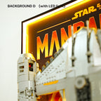 Wall Display Frame for LEGO® Star Wars™ The Mandalorian's N-1 Starfighter (75442)