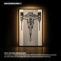 Wall Display Frame for LEGO® Star Wars™ The Mandalorian's N-1 Starfighter (75442)C