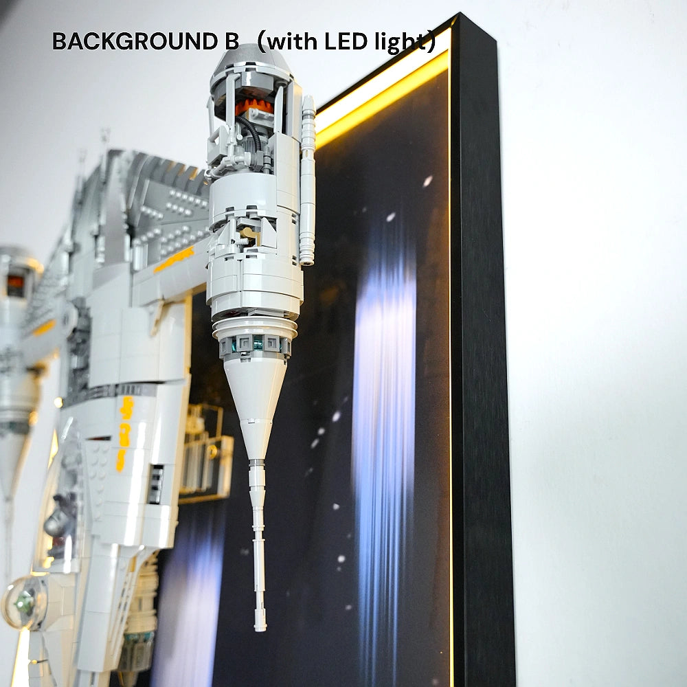 Cornice da parete per LEGO® Star Wars™ Il caccia stellare N-1 dei Mandaloriani (75442)