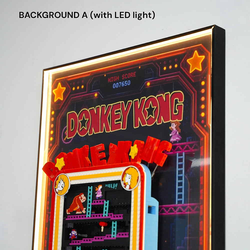 Wall Display Frame for LEGO® Super Mario™ Donkey Kong™ Arcade (72051)