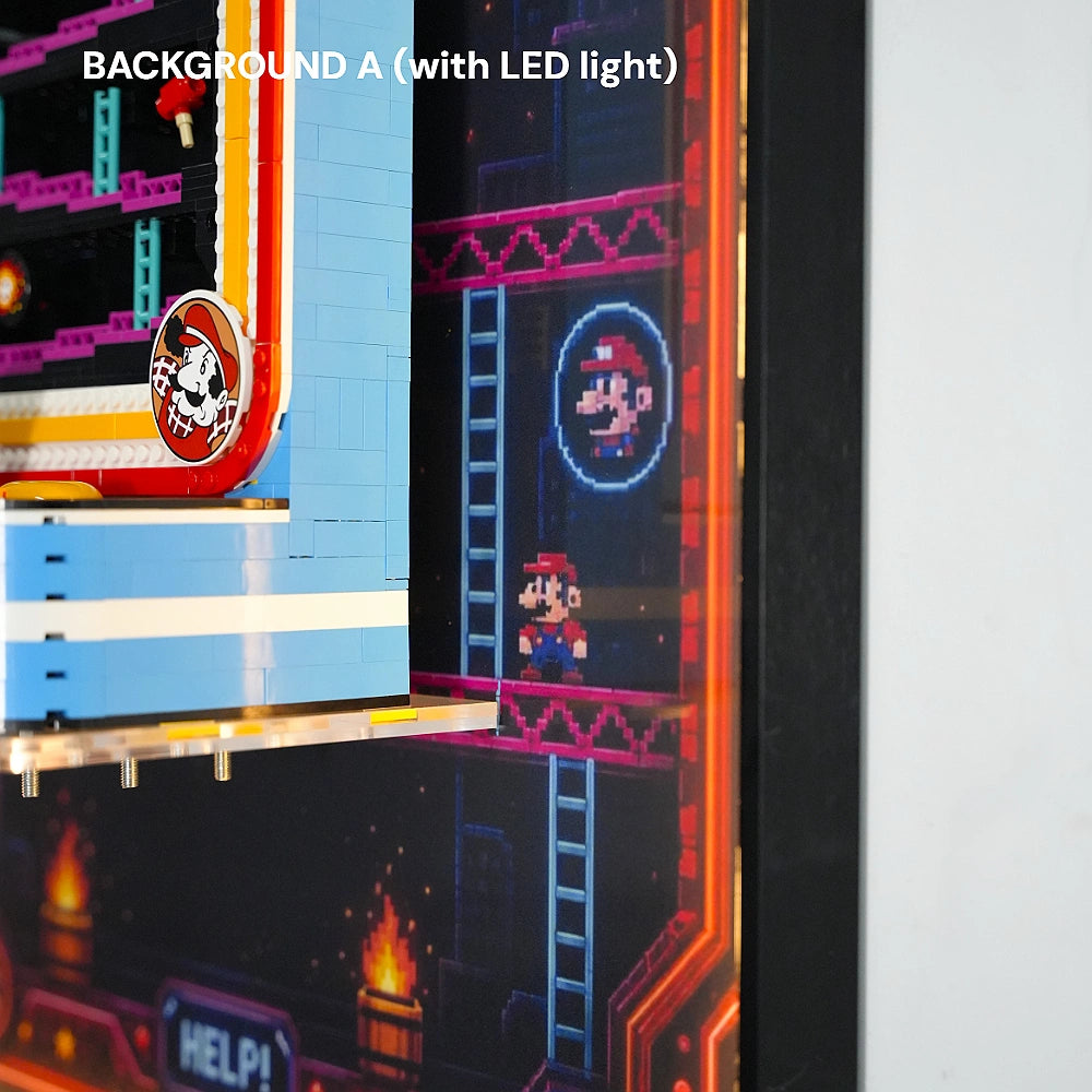 Wall Display Frame for LEGO® Super Mario™ Donkey Kong™ Arcade (72051)