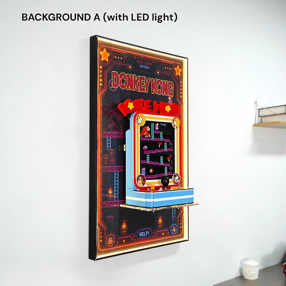 Wall Display Frame for LEGO® Super Mario™ Donkey Kong™ Arcade (72051)