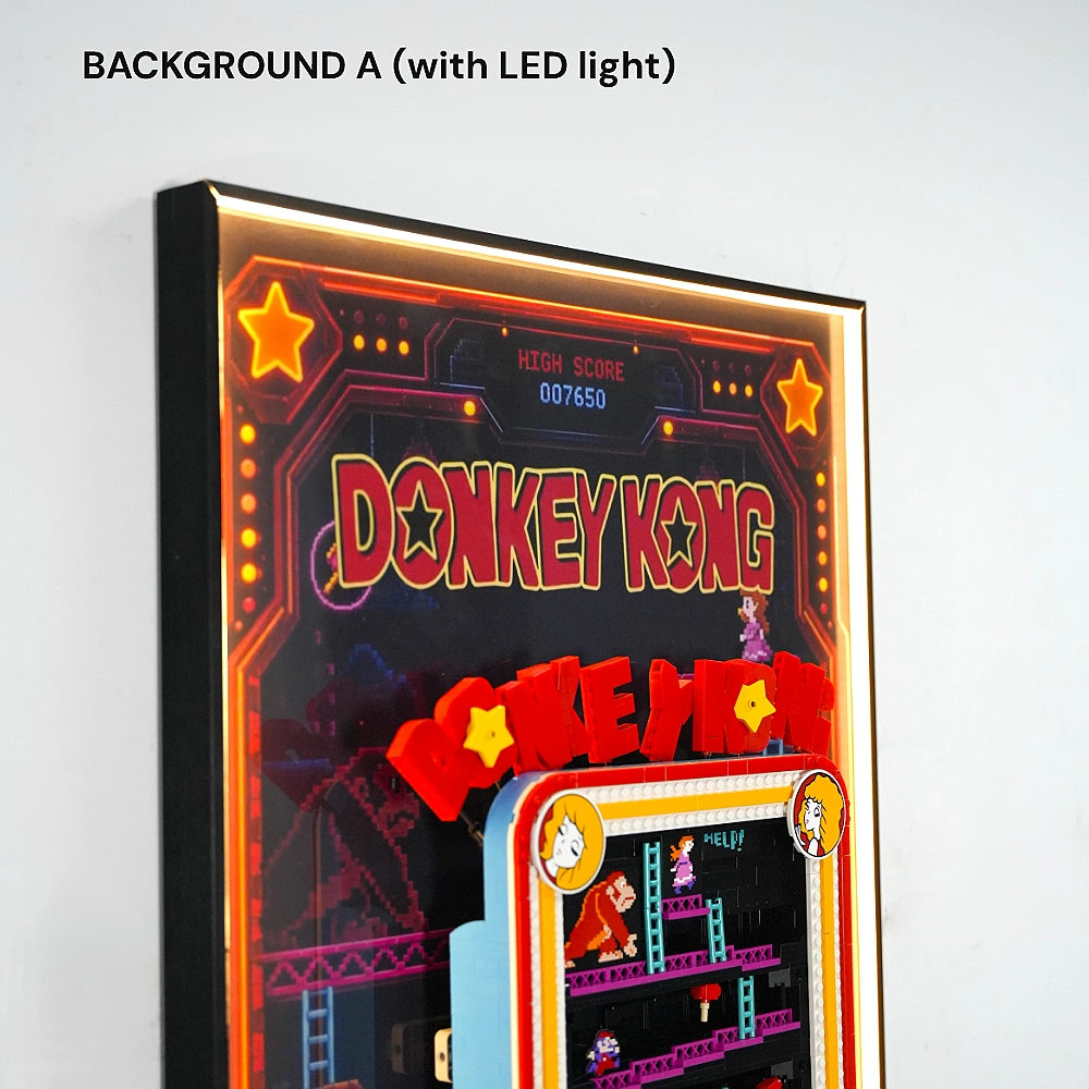 Wall Display Frame for LEGO® Super Mario™ Donkey Kong™ Arcade (72051)