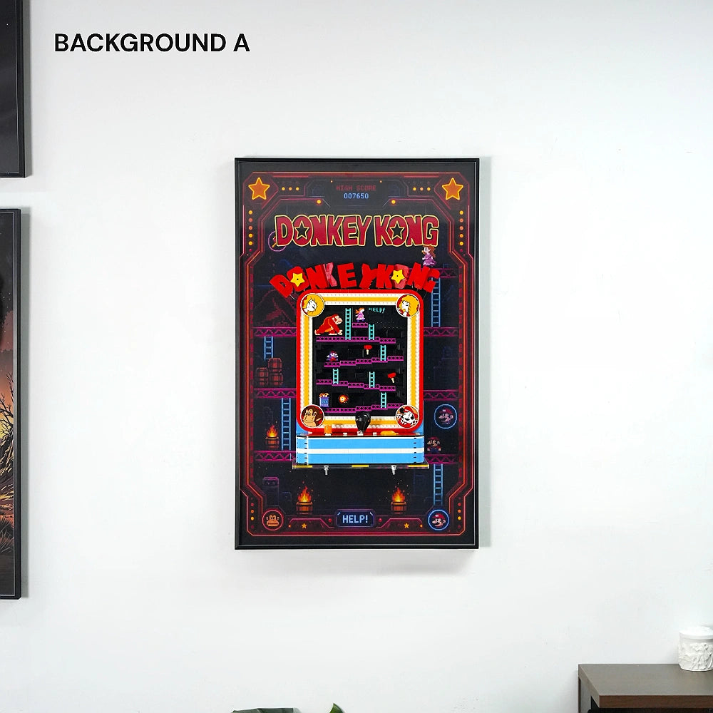 Wall Display Frame for LEGO® Super Mario™ Donkey Kong™ Arcade (72051)