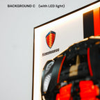 Wall Display Frame for LEGO® Technic™ Koenigsegg Sadair's Spear Megaca (42232)