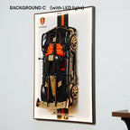 Wall Display Frame for LEGO® Technic™ Koenigsegg Sadair's Spear Megaca (42232)