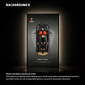 Wall Display Frame for LEGO® Technic™ Koenigsegg Sadair's Spear Megaca (42232)