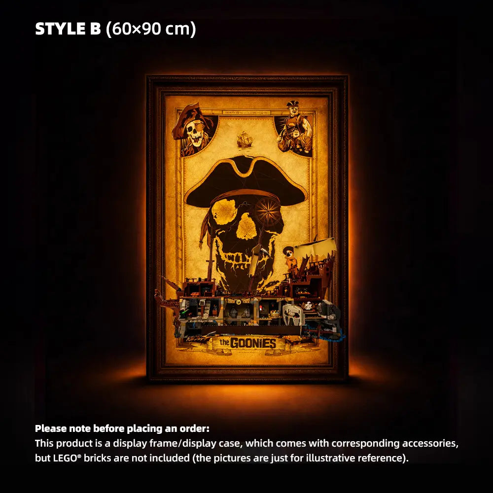 Wall Display Frame for LEGO® The Goonies (21363)