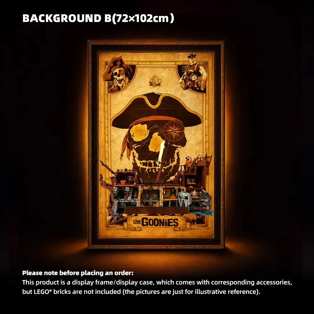 Wall Display Frame for LEGO® The Goonies (21363)