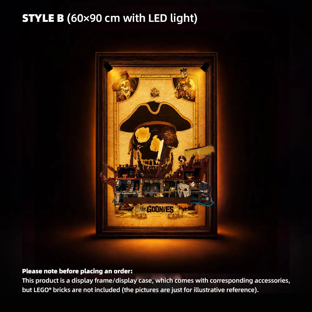 Wall Display Frame for LEGO® The Goonies (21363)