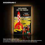 Wall Display Frame for LEGO® Tintin Moon Rocket (21367)