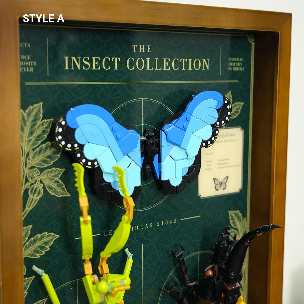 Wall Mountable Display Case for LEGO® Ideas The Insect Collection (21342)