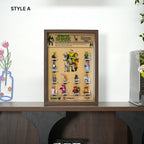 Wall Mountable Display Case for LEGO® Minifigures Shrek Series (71053)