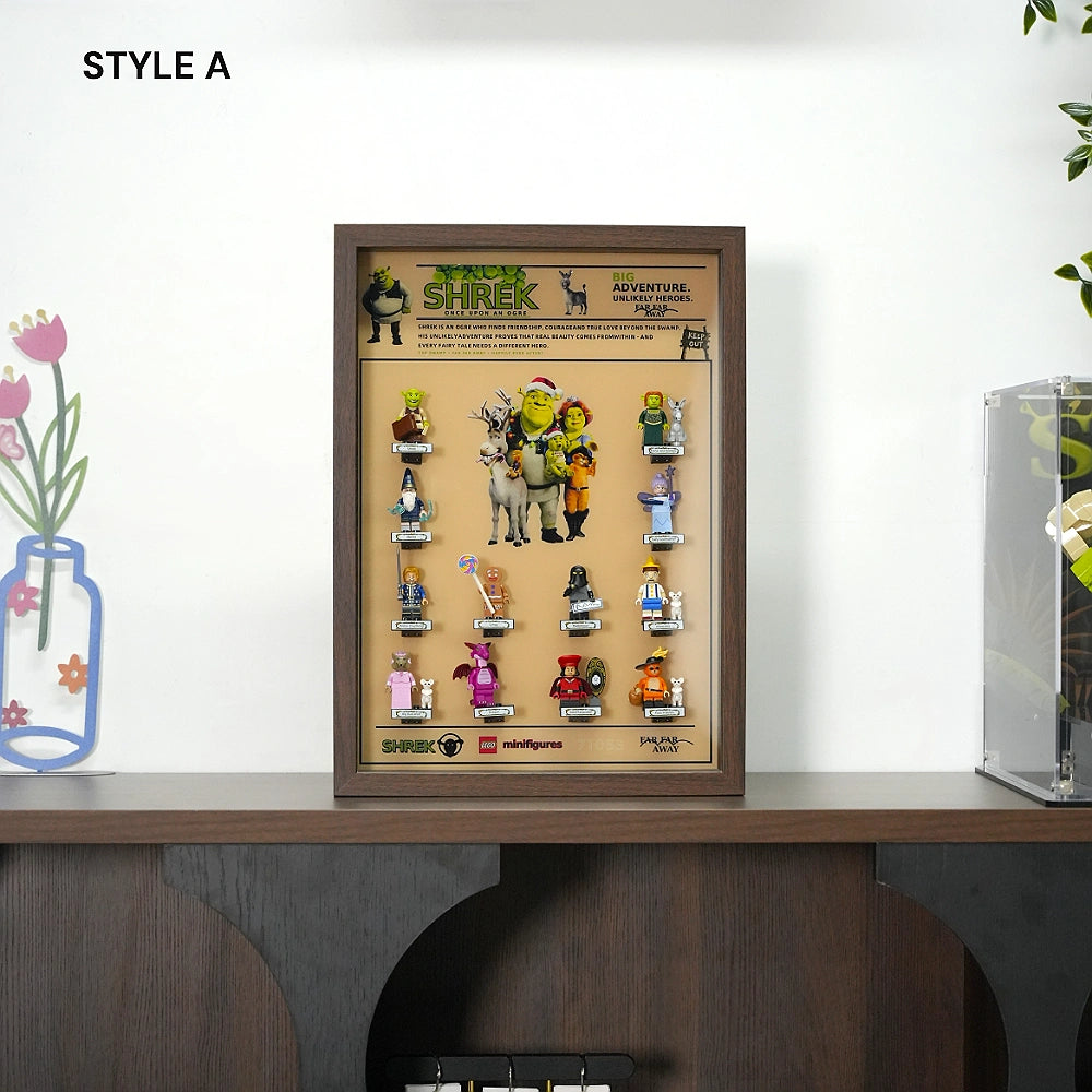 Wall Mountable Display Case for LEGO® Minifigures Shrek Series (71053)