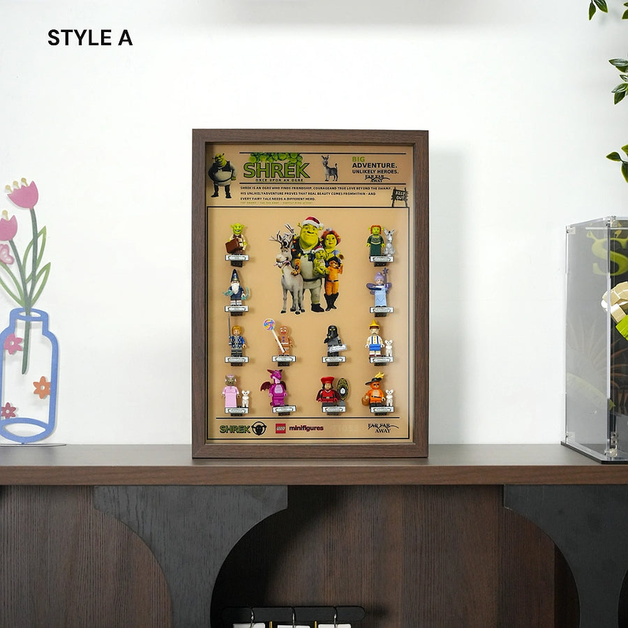 Wall Mountable Display Case for LEGO® Minifigures Shrek Series (71053)