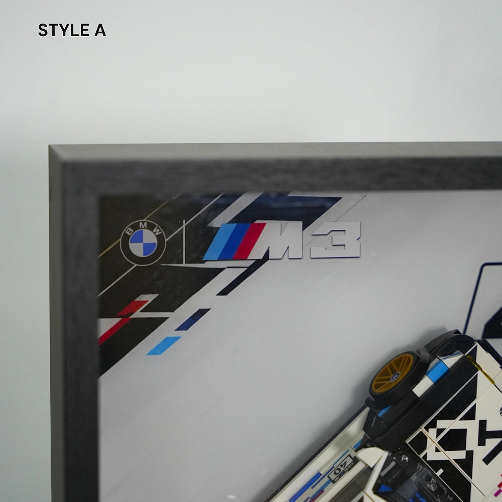 Wall Mountable Display Case for LEGO® Speed Champions BMW M3 (E30) (77263)