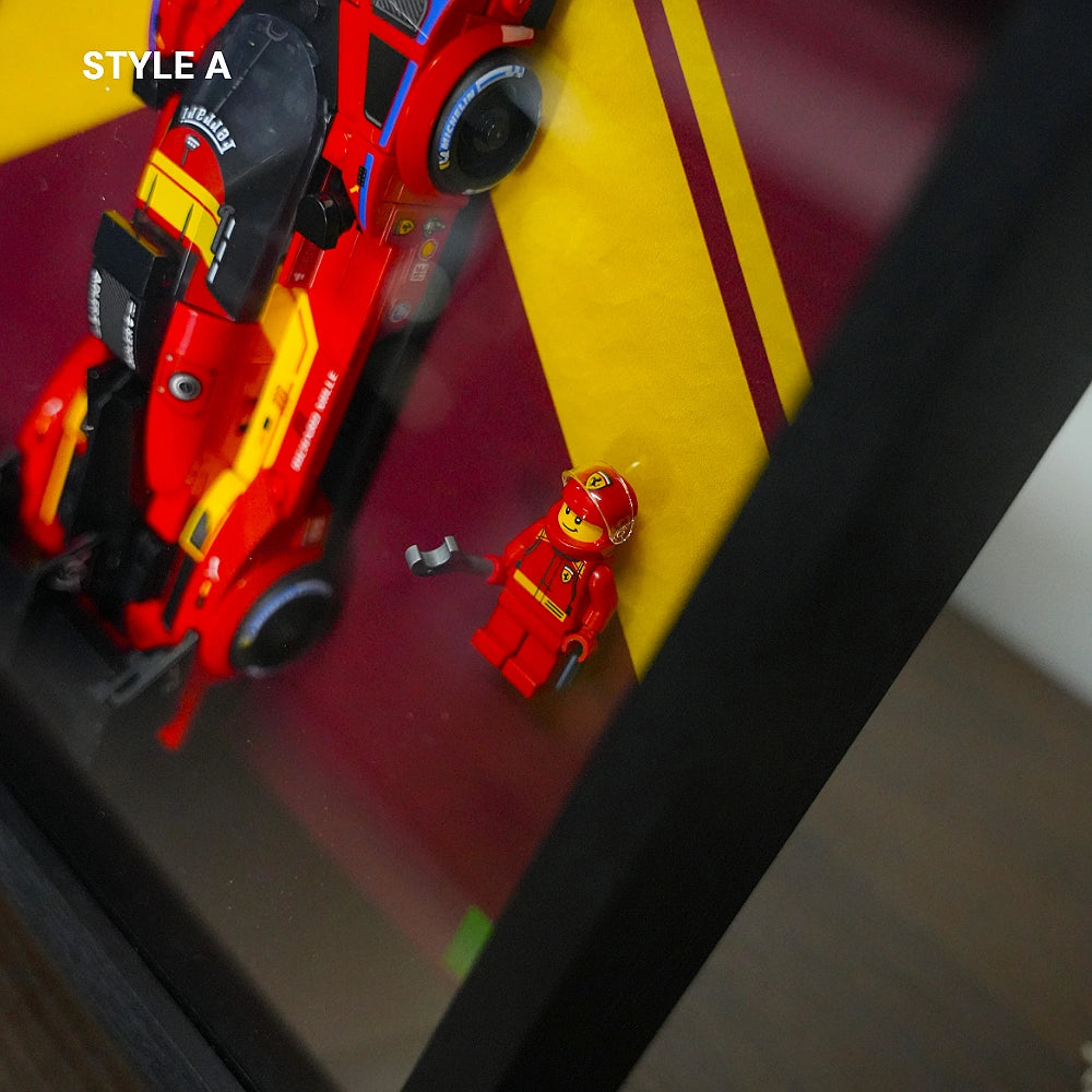 Wall Mountable Display Case for LEGO® Speed Champions Ferrari 499P (77261)
