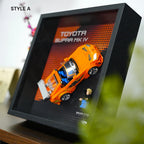 Wall Mountable Display Case for LEGO® Speed Champions The Fast and The Furious Toyota Supra MK4 (77260)