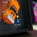 Wall Mountable Display Case for LEGO® Speed Champions The Fast and The Furious Toyota Supra MK4 (77260)