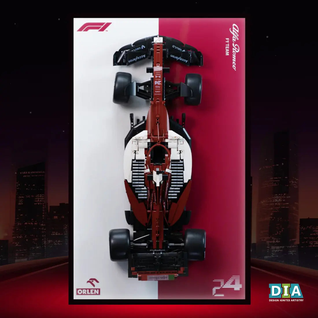 Auto-Wandhalterungsrahmen für Alfa Romeo F1
