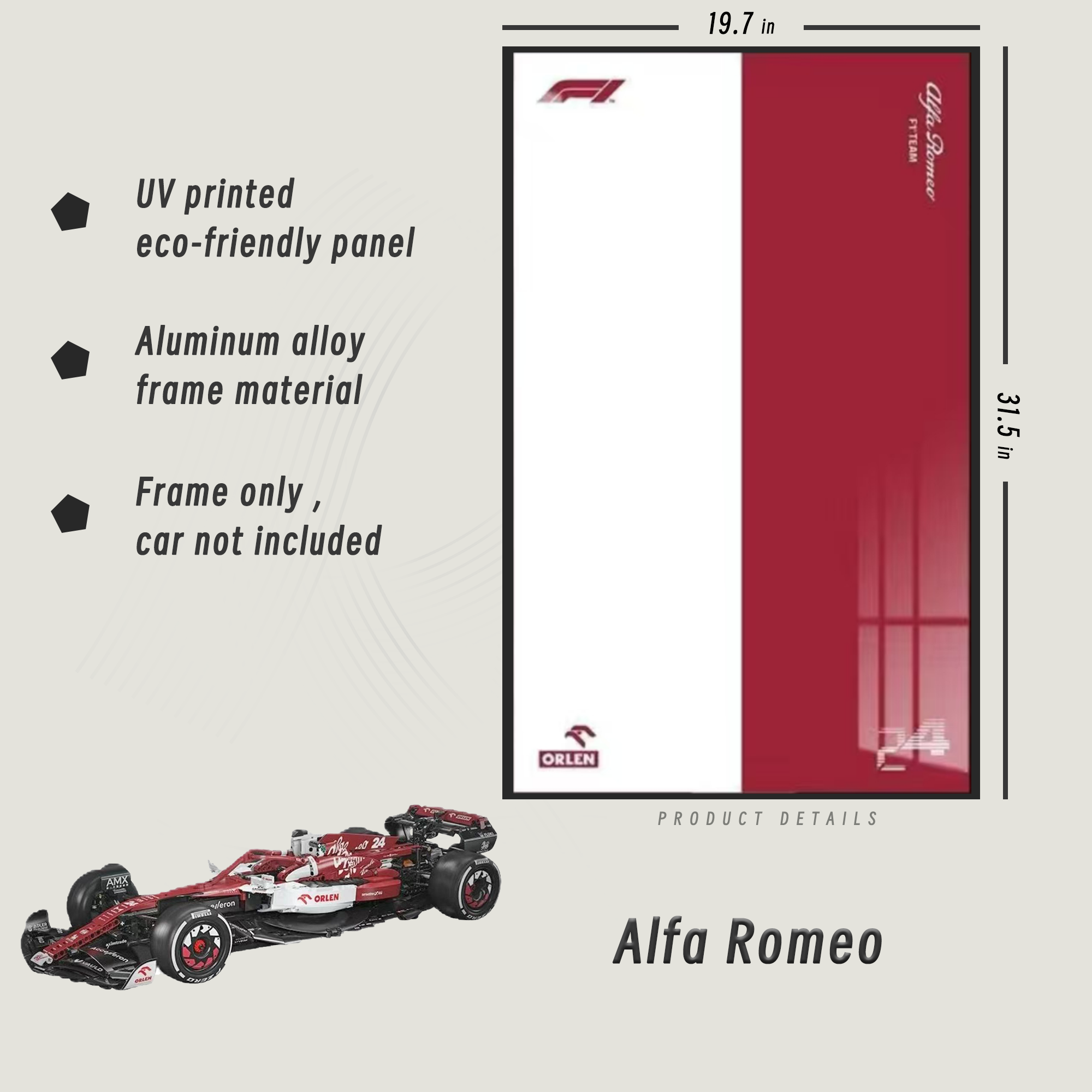 Display Frame for Alfa Romeo F1