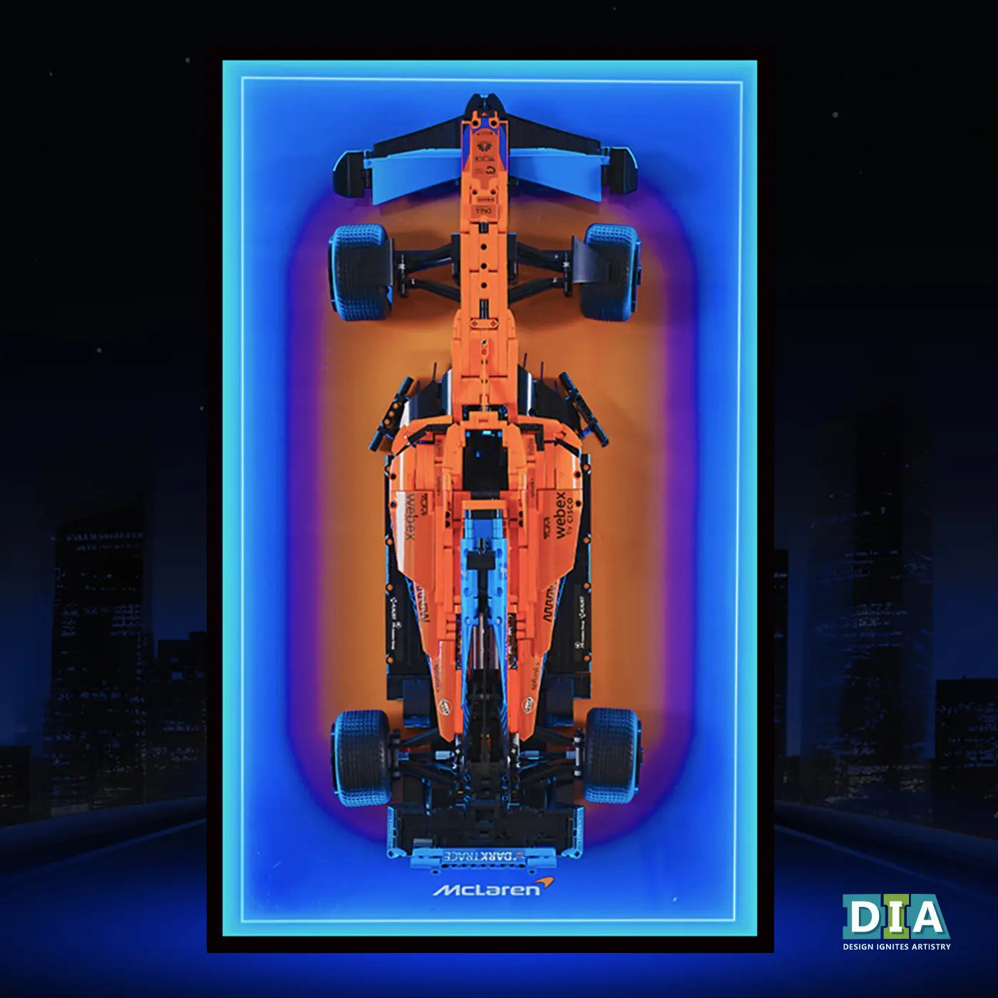 Auto-Wandmontagerahmen für McLaren Formel 1™ Race Car（42141）
