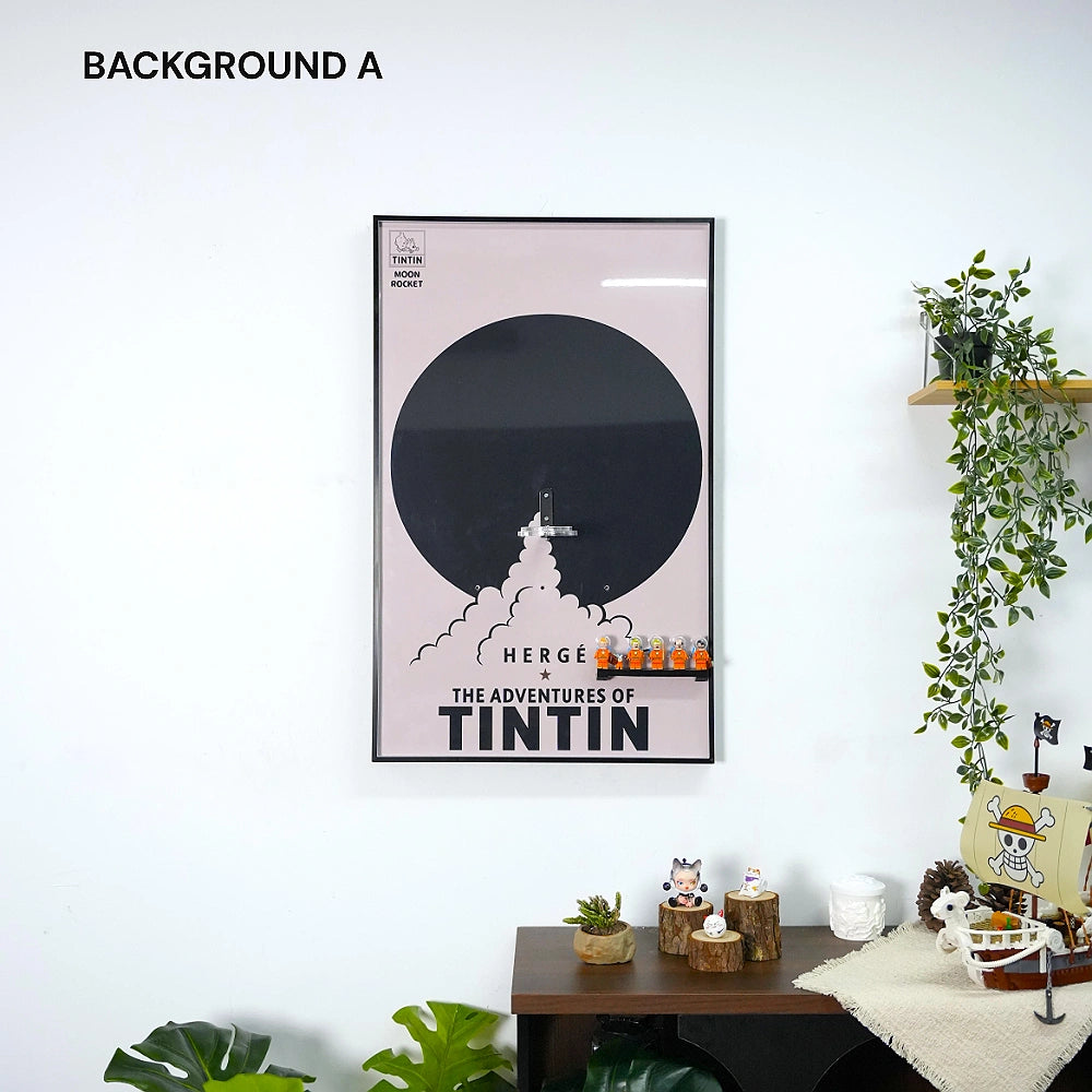 Wall Display Frame for LEGO® Tintin Moon Rocket (21367)