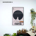 Wall Display Frame for LEGO® Tintin Moon Rocket (21367)