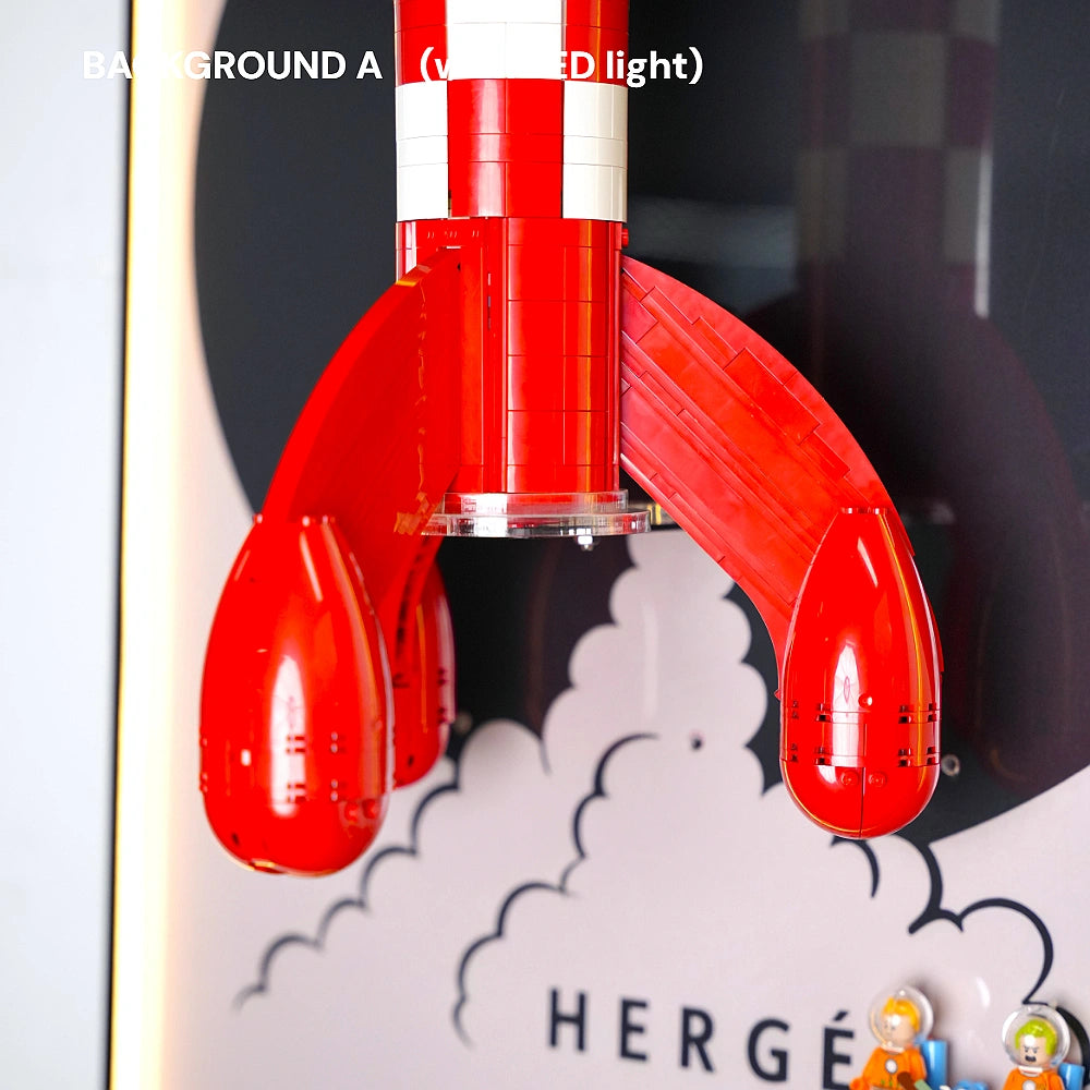 Wall Display Frame for LEGO® Tintin Moon Rocket (21367)