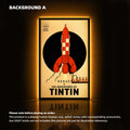 Cornice da Parete LEGO Ideas per Razzo Lunare di Tintin (21367)