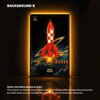 Cornice da Parete LEGO Ideas per Razzo Lunare di Tintin (21367)